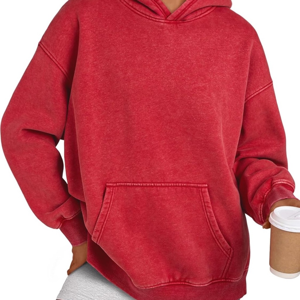 Amazon Women's Red Hoodie